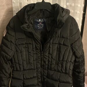 U.S. Polo Assn. women Dark Puffer Jacket